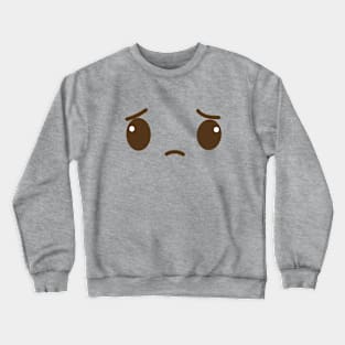 Sad Cute Face Crewneck Sweatshirt